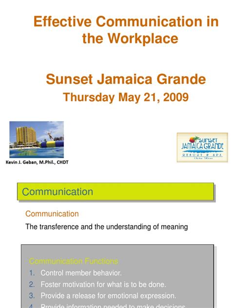 non verbal communication in jamaica